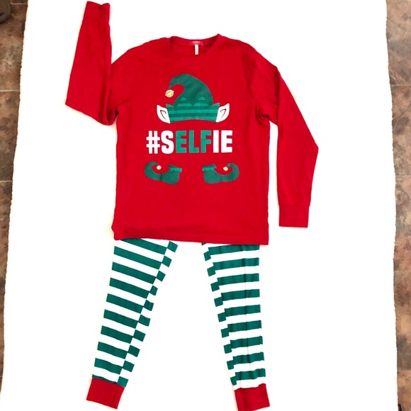 Holiday Cheer Other - CHRISTMAS Selfie Elf Pajama Set